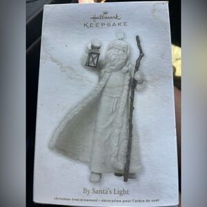 Hallmark Keepsake 'By Santa's Light' Ornament - White and Gold